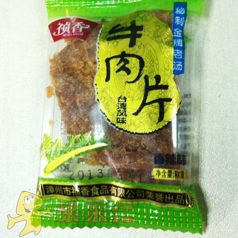 果來仁休閑食品-香辣味牛肉片