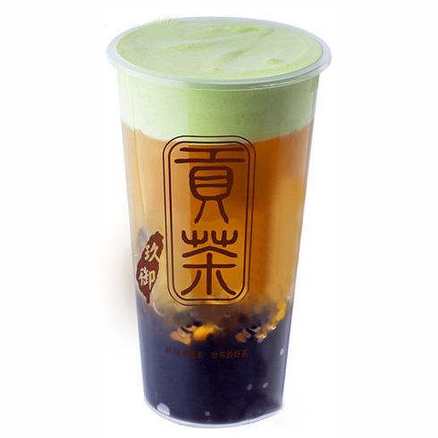 珍珠奶蓋抹茶