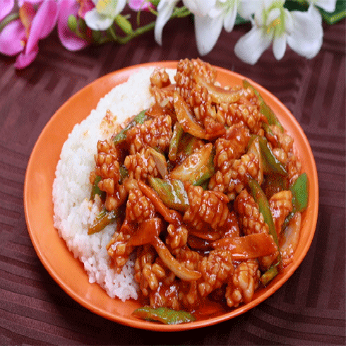 火爆魷魚(yú)蓋澆飯