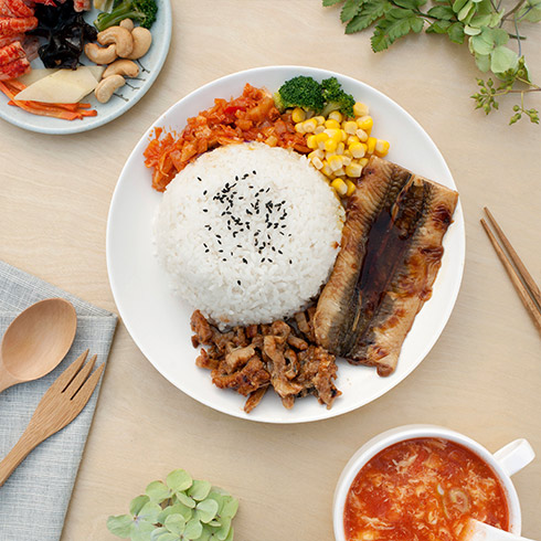 蝦米東西龍蝦飯-鱘魚(yú)套飯