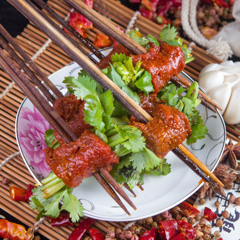 奧龍串串-香菜牛肉