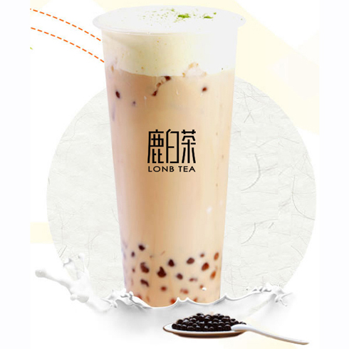 鹿白茶飲品-奶茶奶蓋