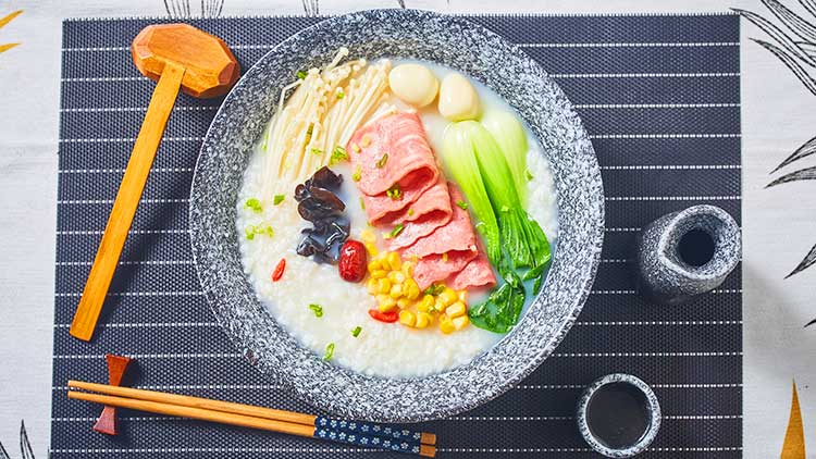 就湯下飯-培根山珍湯飯