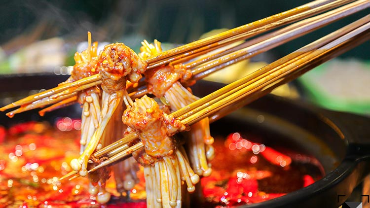 蜀川遇小串-金針菇肉串