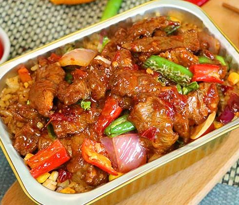 辣悟四寶錫紙燒-麻辣牛肉炒飯